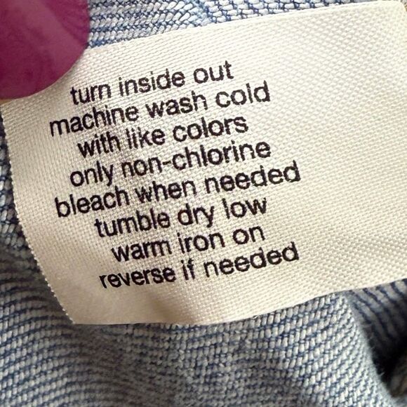 Lane Bryant Mid Rise Wide Leg Crop Jeans Signature Fit Flex Magic Waist 16 Long - Picture 11 of 12